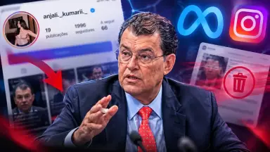 Perfil indiano é usado para derrubar no Instagram matérias sobre aumento do patrimônio de Eduardo Braga 