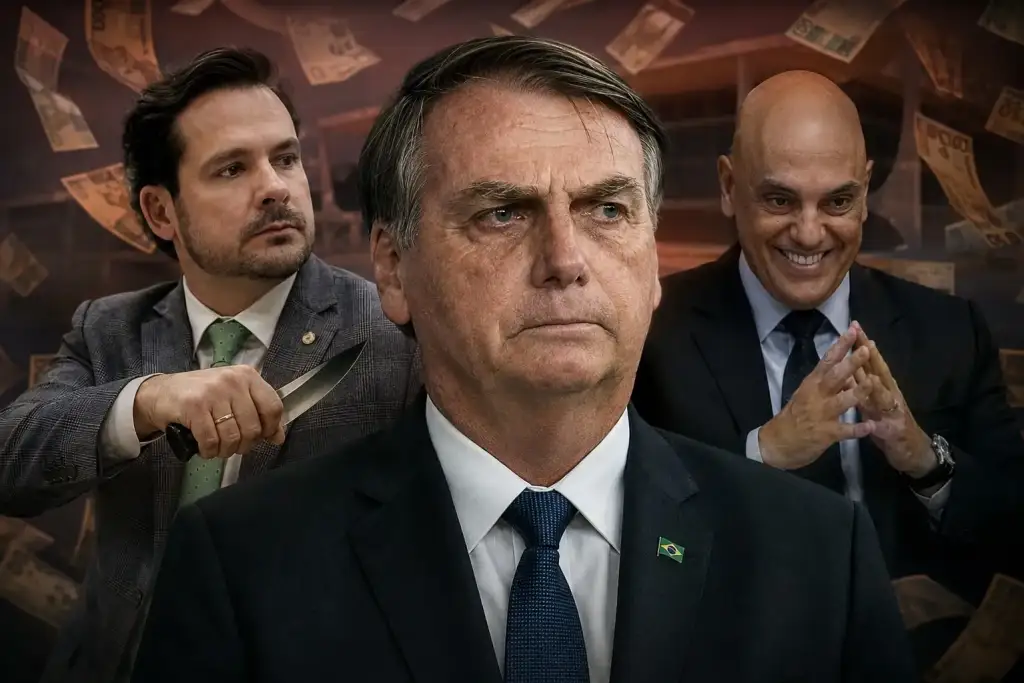 Imagem de alessandro bronze e alberto neto em evento político