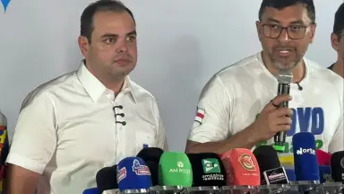 Wilson Lima reafirma ser de direita e declara apoio a Flávio Bolsonaro durante convenção